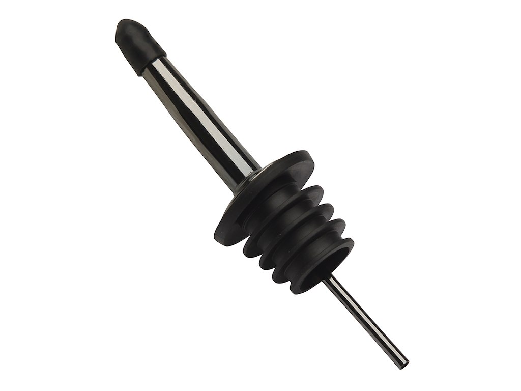 Tapon de vertido negro con tapa