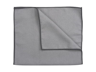 Paño de cocina de microfibra gris 70x40cm – paquete de 10 unidades