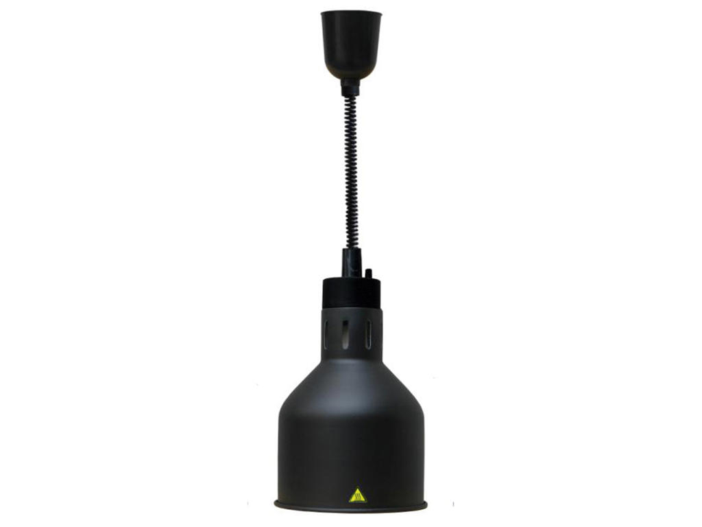 Lámpara de calor Negra 30-80 grados Altura 600mm