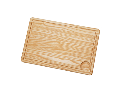 Tabla de cortar en fresno, 40x26x2 cm
