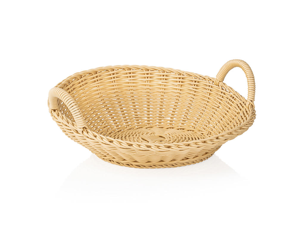 Cesta de pan c/manija Beige Claro 36,5 H12/6