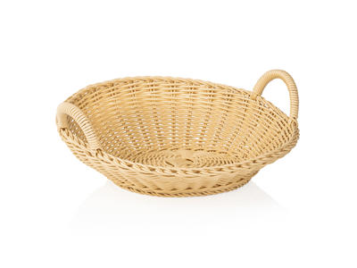 Cesta de pan c/manija Beige Claro 36,5 H12/6
