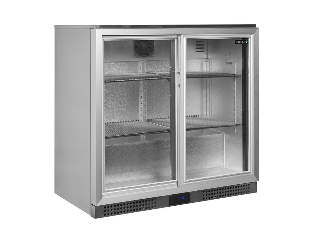 Backbar 2 Puertas correderas Gris/alu