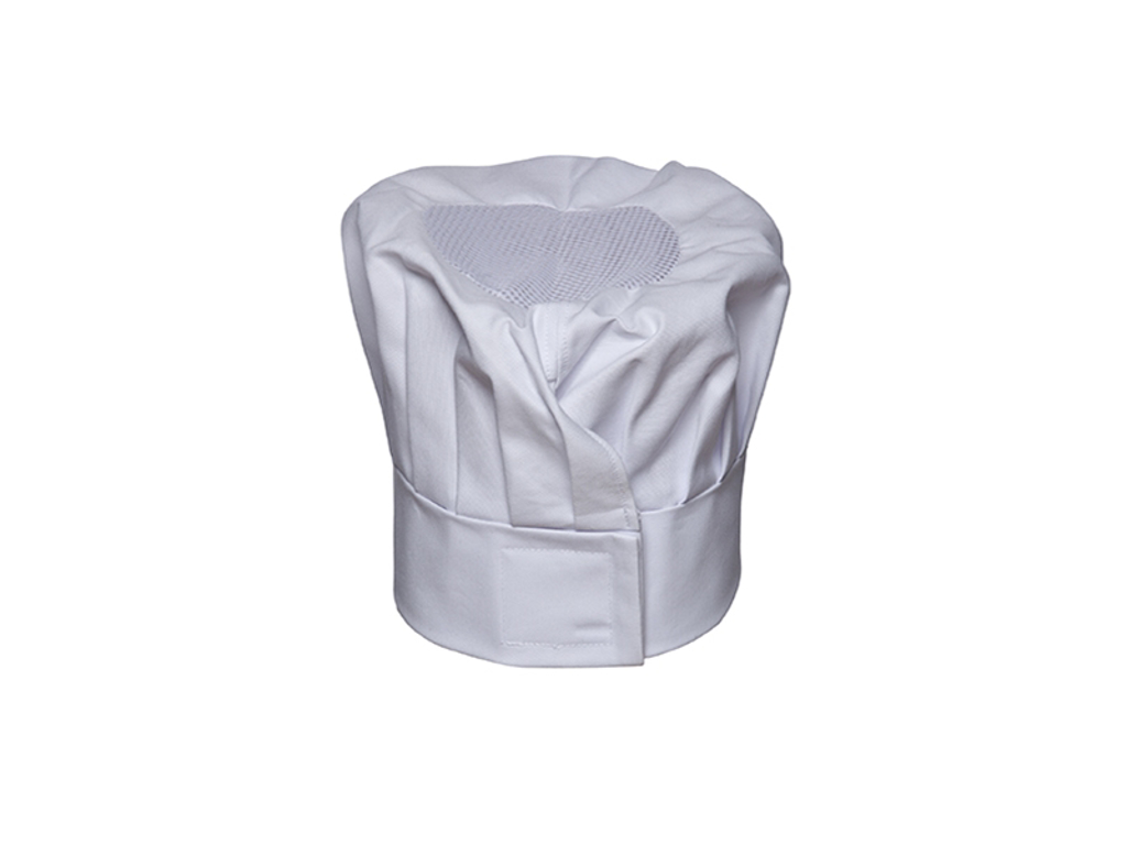 Gorro de cocina Tela Blanco talla única
