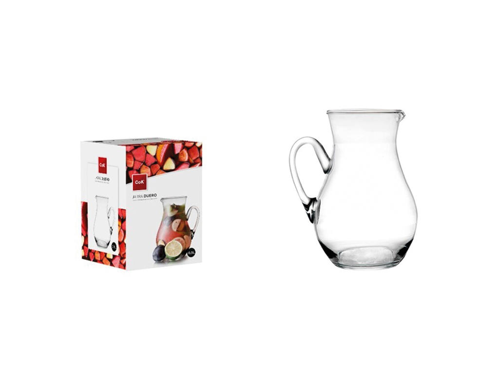 Jarra de vidrio 0,5 litros