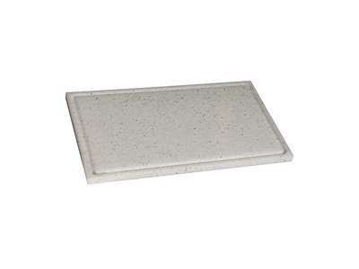 Tabla de cortar polyd Mármol 50x30x2 surco/dup
