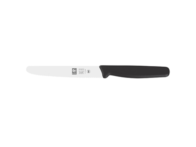 Cuchillo de carne - Acero inoxidable - Negro - 120mm