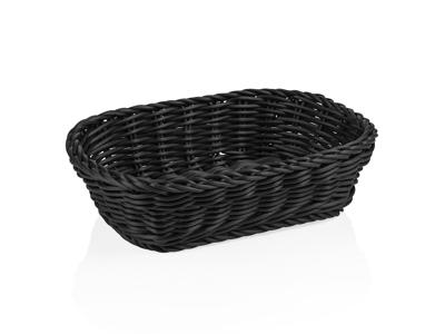 Cesta de pan Negra 26,5x19x7 cm Weaver Pro