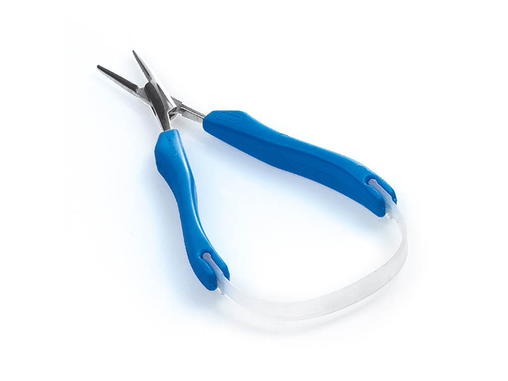 Pinza de salmón con mango de plástico