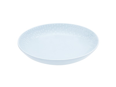 Tallerken dyb 23 cm Confetti Aqua