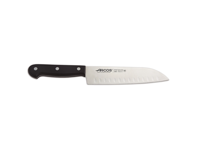 Cuchillo Santoku, 17 cm, Arcos Universal, con corte de aire