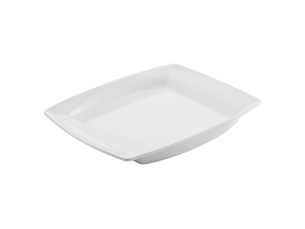Bandeja 32,5x26,5x3,8 cm Blanca Alexandrie