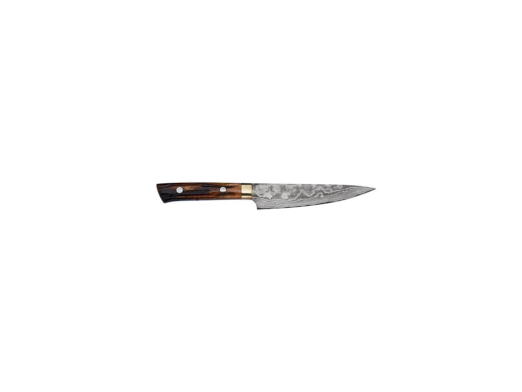 Cuchillo decorativo, 13 cm, Takefu Yellow Bull, VG-10 61 capas