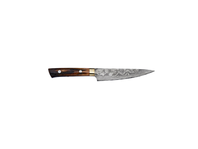 Cuchillo decorativo, 13 cm, Takefu Yellow Bull, VG-10 61 capas