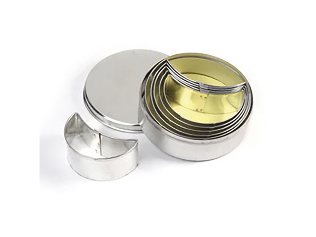 Juego de cortadores de galletas Luna 6 pcs 30-65mm