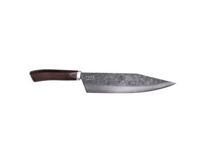 Cuchillo de cocina con acero de calidad marrón 24 cm