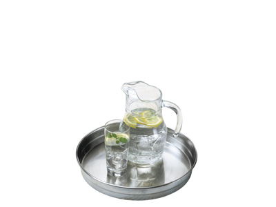 Bandeja de servicio, acero inoxidable  32 cm