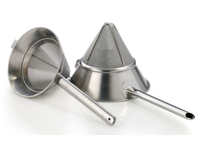 Punto de mira de acero inoxidable con malla fina 24 cm.