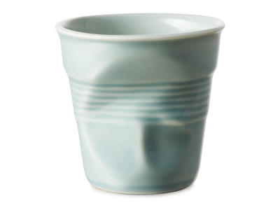 Froisse Arrugado Taza de Capuchino 18 cl Azul