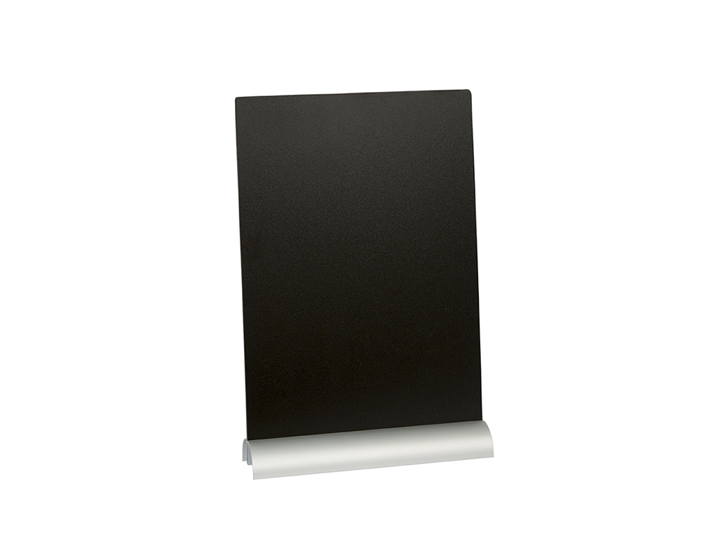 Pizarra A4 con base de aluminio mesa + 1 marcador