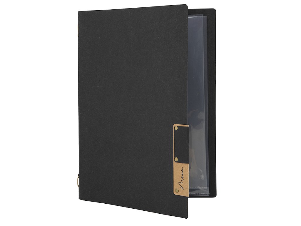 Menú Negro Naturaleza incl. 4xA4 bolsillo