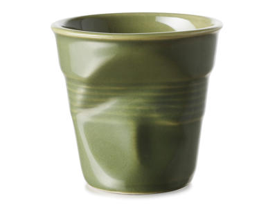 Froisse Arrugado Taza de Capuchino 18 cl Verde