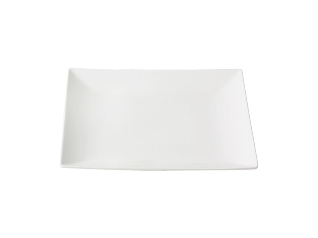 Plato Quadro 26x26 cm blanco