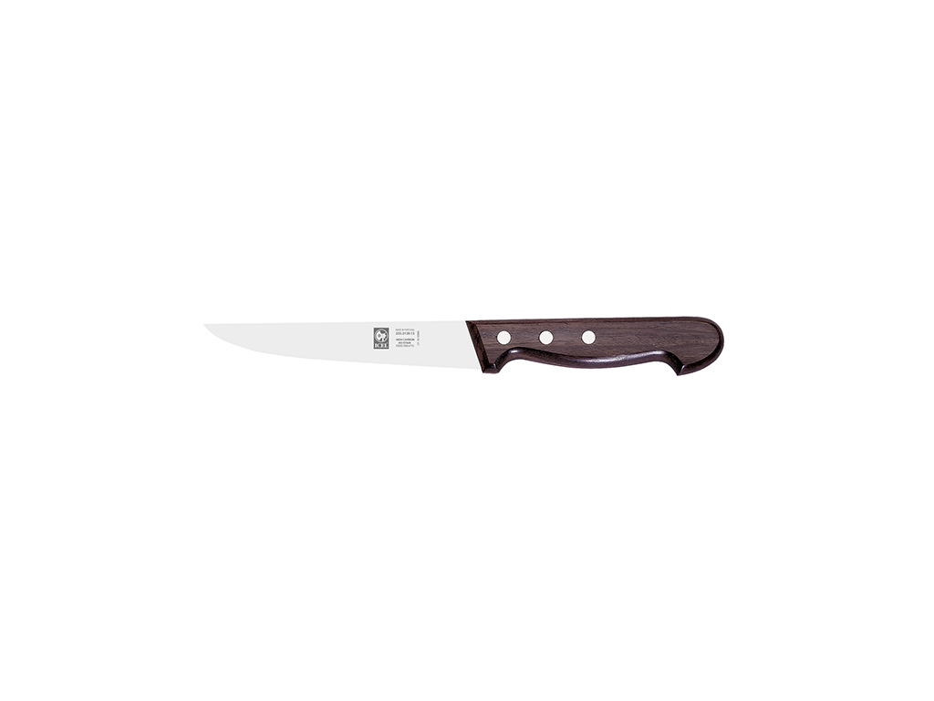 Cuchillo deshuesador - Acero inoxidable - Marrón - 130mm - Ancho - Mango de madera - Rosa