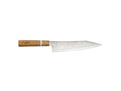 Cuchillo de cocina con mango de abedul 210mm
