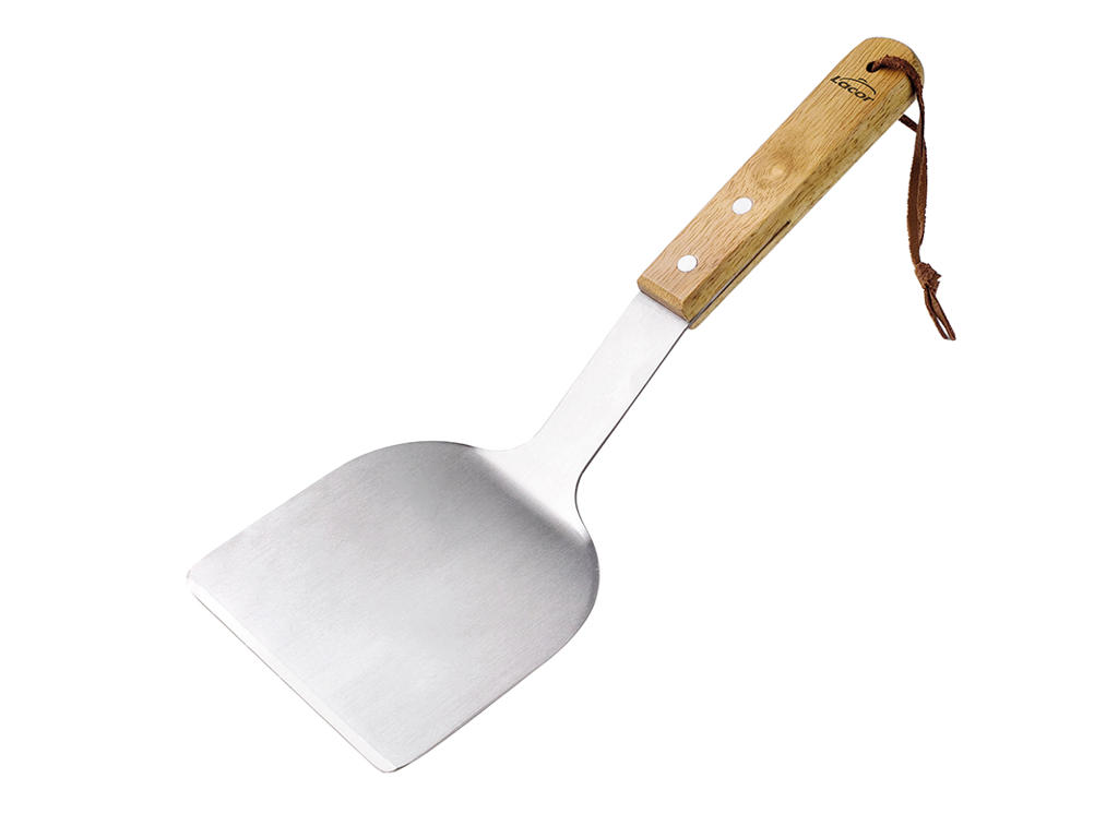 Paleta Ancha c/manija de madera y correa de cuero