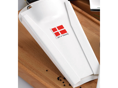 Funda de cuchillo 3 compartimentos plástico blanco