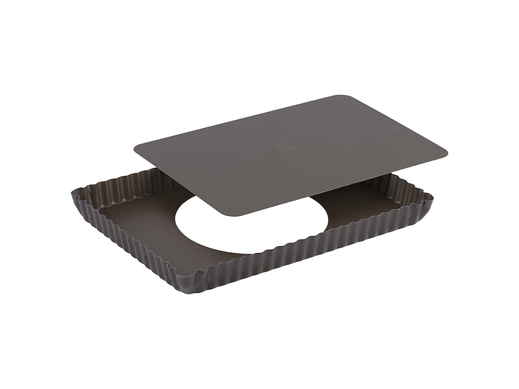 Molde para tarta antiadherente con fondo desmontable 27,5x19,5