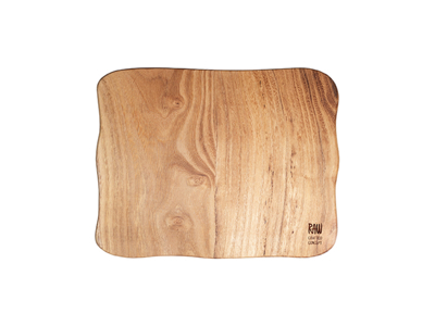 RAW Tabla de cortar de madera 40x30x2 cm