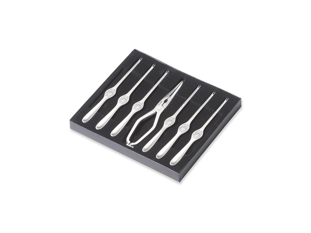 Juego de langostas 7 piezas en caja de regalo