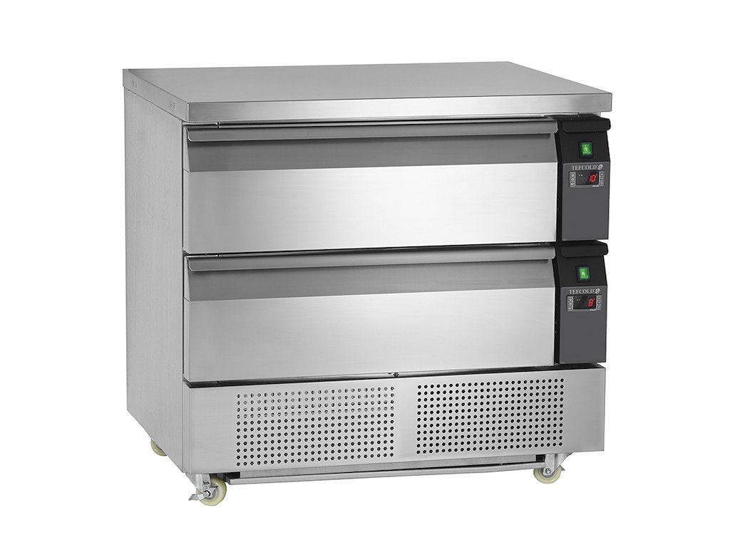 Mesa de refrigeración/congelación con 2 cajones GN2/1