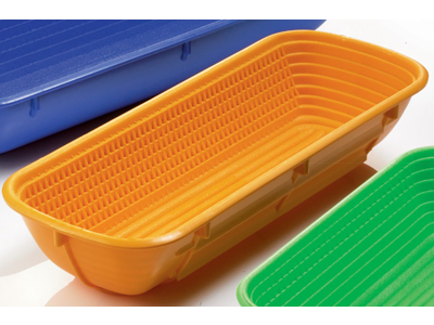 Cesta elevadora Oval 13x35 cm 1 kg Naranja