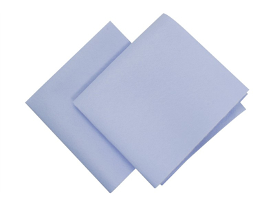 Paquete de trapo multiusos azul con 20 piezas.