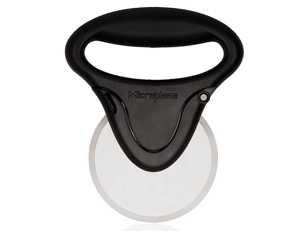 Rueda de pizza Microplane Negro/Acero