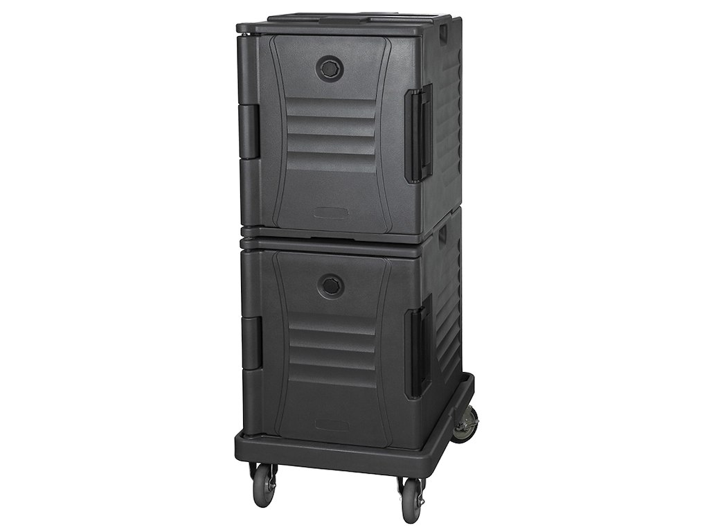 Caja de transporte térmica con ruedas y 2 puertas 0x0x0mm