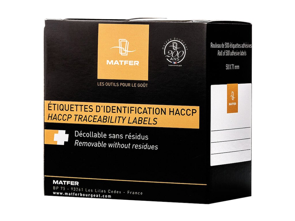 Label Vandopløselig 5x7cm 250stk