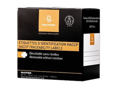 Etiquetas hidrosolubles 5x7cm 250uds