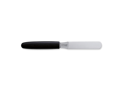Cuchillo de paleta, inclinado, 9 cm, Triángulo, Negro