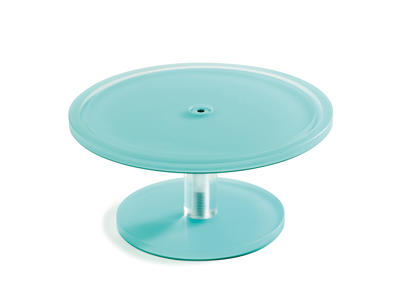 Soporte para pastel en pie 23 cm Turquesa Mealplak