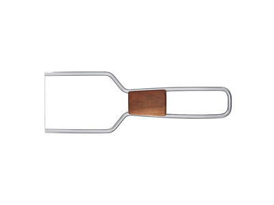 Cortador de queso de acero inoxidable plata 7cm - 70x110mm