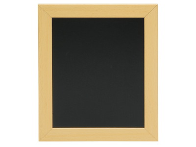 Tablero 24x20 cm teca lacada madera marco