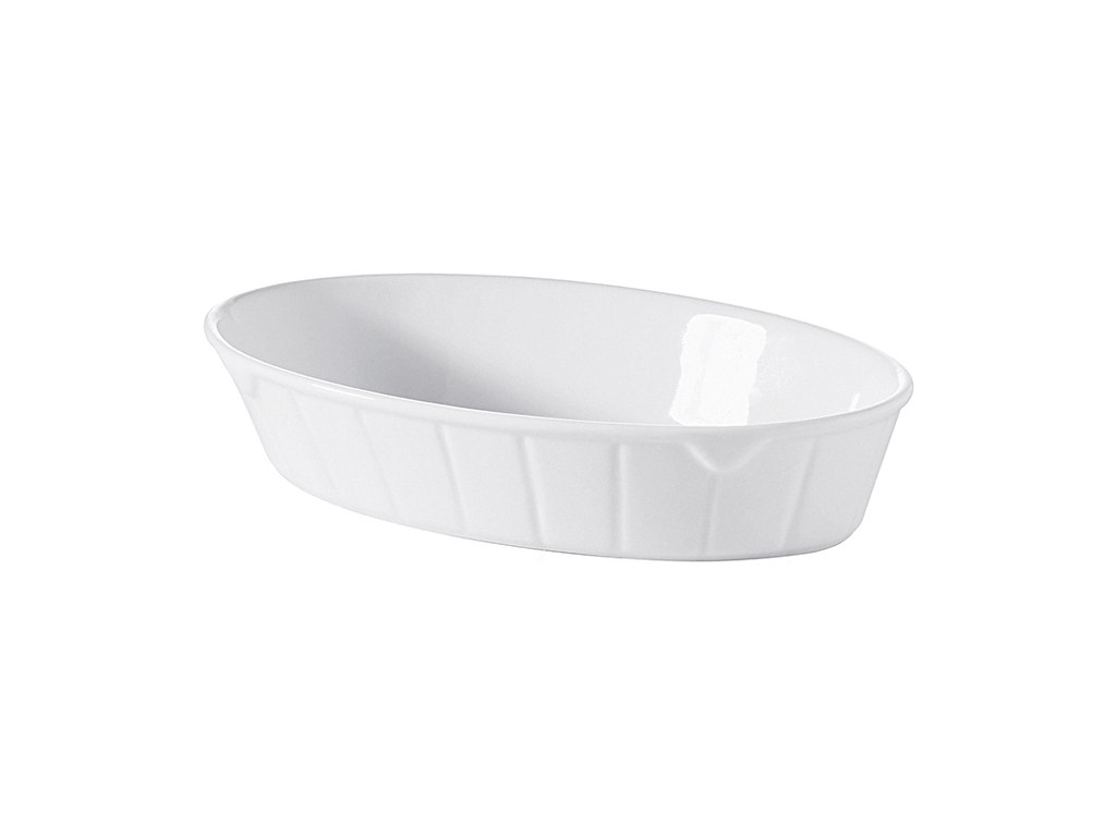 Plato Oval 20x12 cm Blanco Sfood
