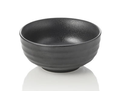 Cuenco - Porcelana - Negro - Ø14,5cm - 0,4ltr - 65x145x145mm