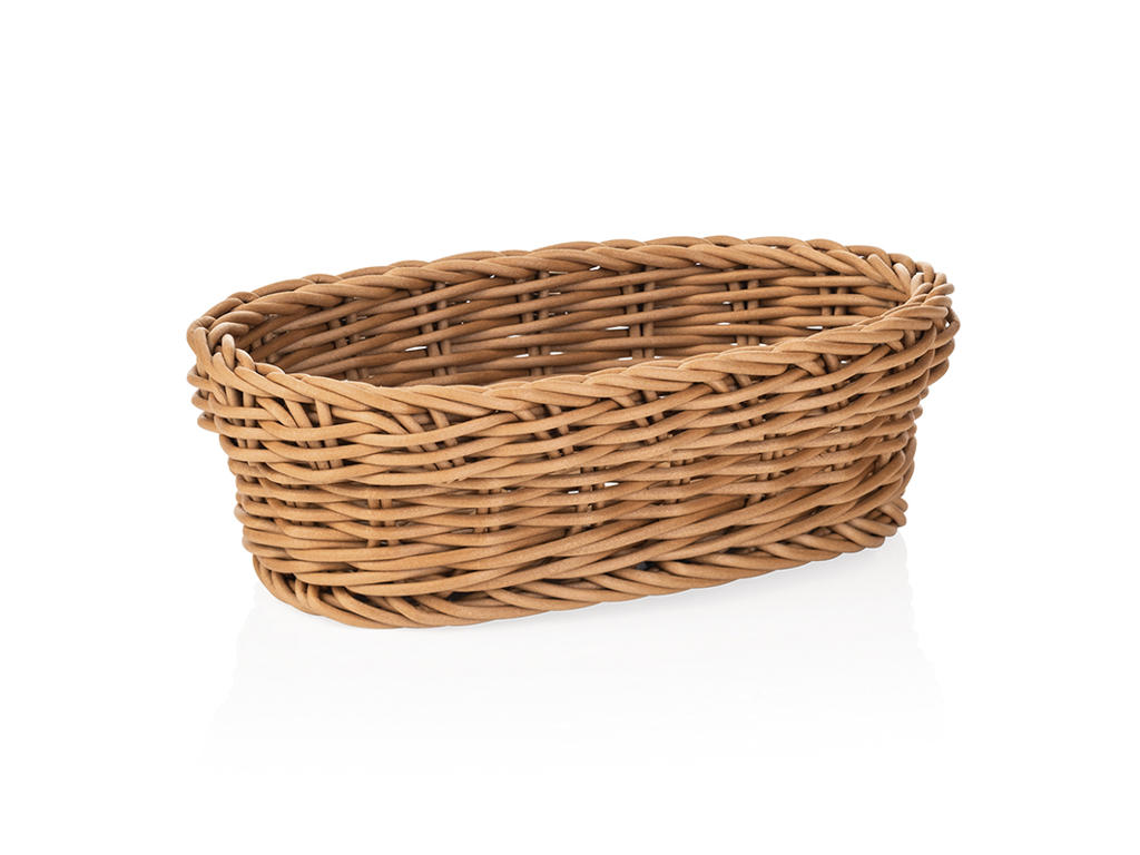 Cesta de pan Beige 19x12x6 cm Weaver Pro