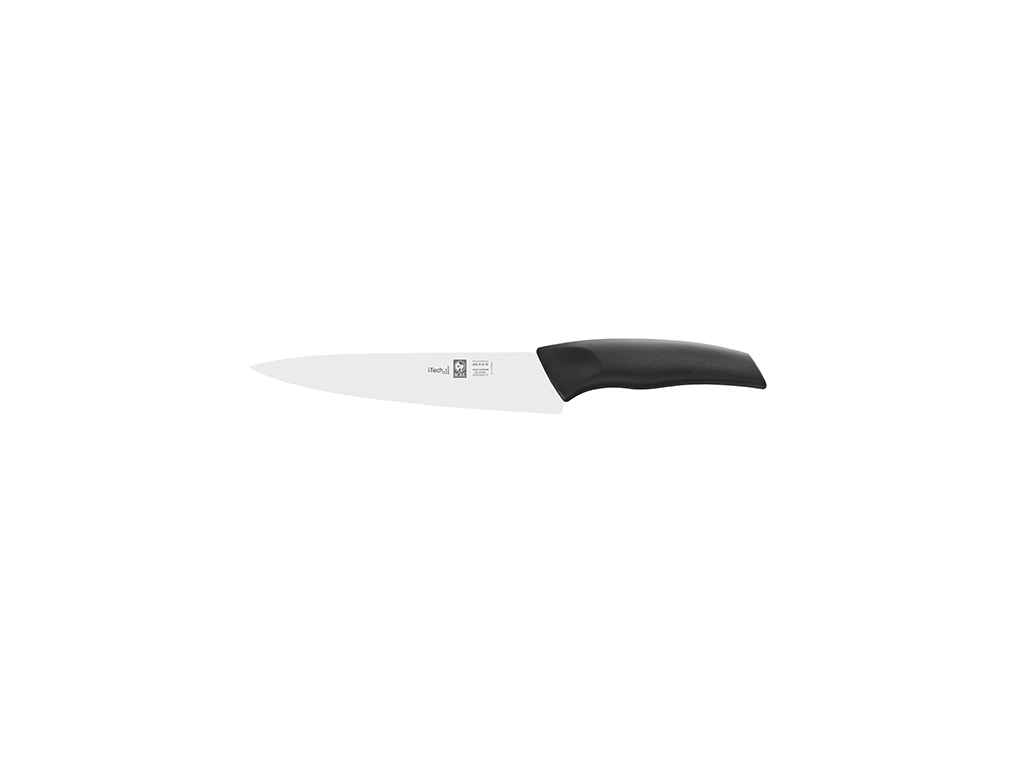Cuchillo de cocina, 18 cm, Icel I-Tech, negro