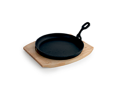 Plato Hierro Fundido redondo 22 cm
